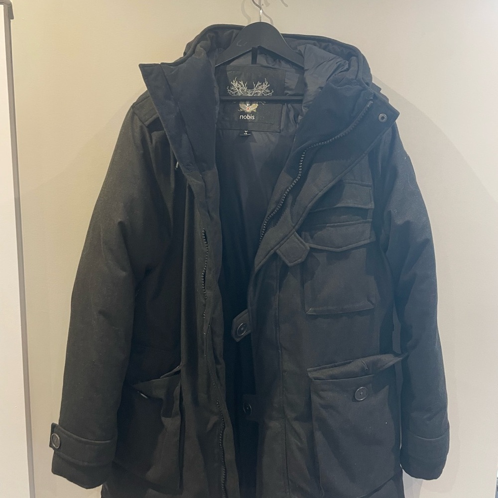 Black Men's Parka